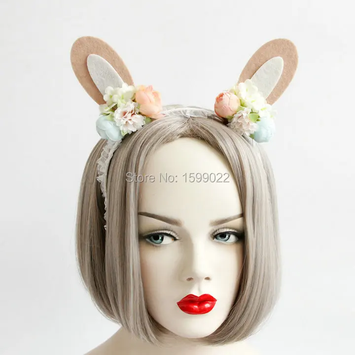 Funny Flower Bunny Headband Woman Wedding Maternity Photoshoot Props Khaki Animal Ear Hairbands Cute Novelty Party Accessories
Funny Flower Bunny Headband Woman Wedding Maternity Photoshoot Props Khaki Animal Ear Hairbands Cute Novelty Party Accessories