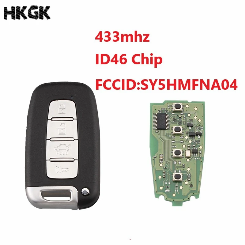 4 Button Smart Remote Key Keyless Fob 433Mhz ID46 chip For Kia Forte Soul Rio Borrego Sorento Optima
4 Button Smart Remote Key Keyless Fob 433Mhz ID46 chip For Kia Forte Soul Rio Borrego Sorento Optima