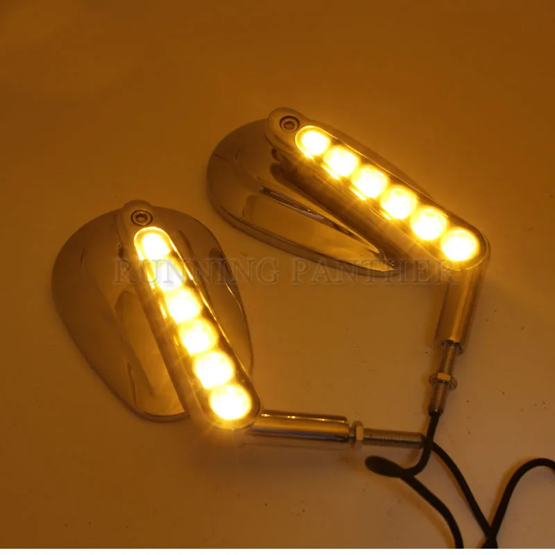 2 PCS MOTORCYCLE LED TURN SIGNALS REARVIEW MIRRORS FOR Fits for HARLEY DAVIDSON FLSTC FXDB DYNA FXDF FLSTF Road King Classic
2 PCS MOTORCYCLE LED TURN SIGNALS REARVIEW MIRRORS FOR Fits for HARLEY DAVIDSON FLSTC FXDB DYNA FXDF FLSTF Road King Classic