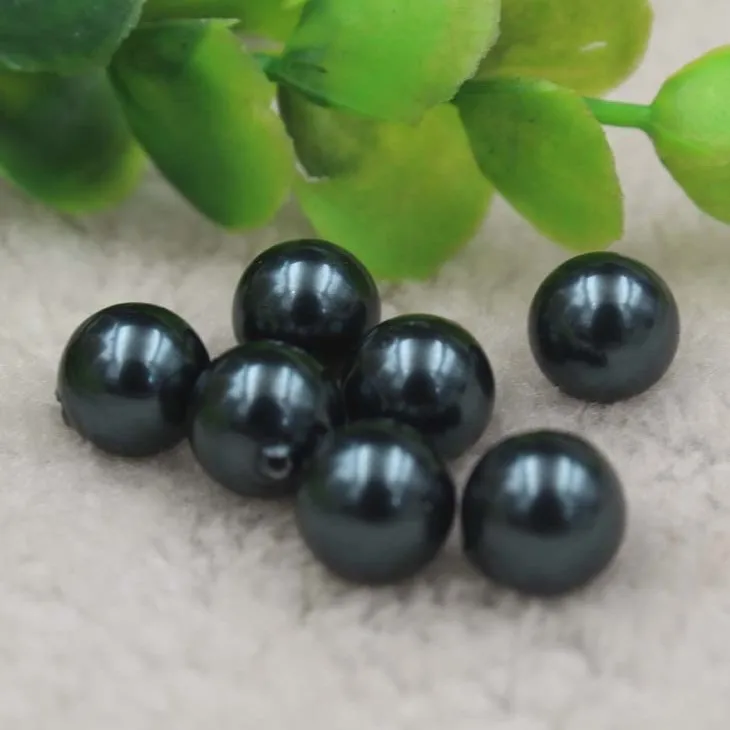 Black Color Nice Quality South Sea Oyster Shell Pearls Half Drilled Loose Pearls, 50pcs/lot
Black Color Nice Quality South Sea Oyster Shell Pearls Half Drilled Loose Pearls, 50pcs/lot