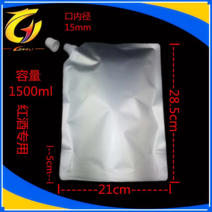 21*28cm 1500ml 10Pcs/ Lot Jelly Milk Aluminum Foil Spout Pouch Juice Drinking Liquid Doypack Pure Mylar Storage Packing Bag
21*28cm 1500ml 10Pcs/ Lot Jelly Milk Aluminum Foil Spout Pouch Juice Drinking Liquid Doypack Pure Mylar Storage Packing Bag