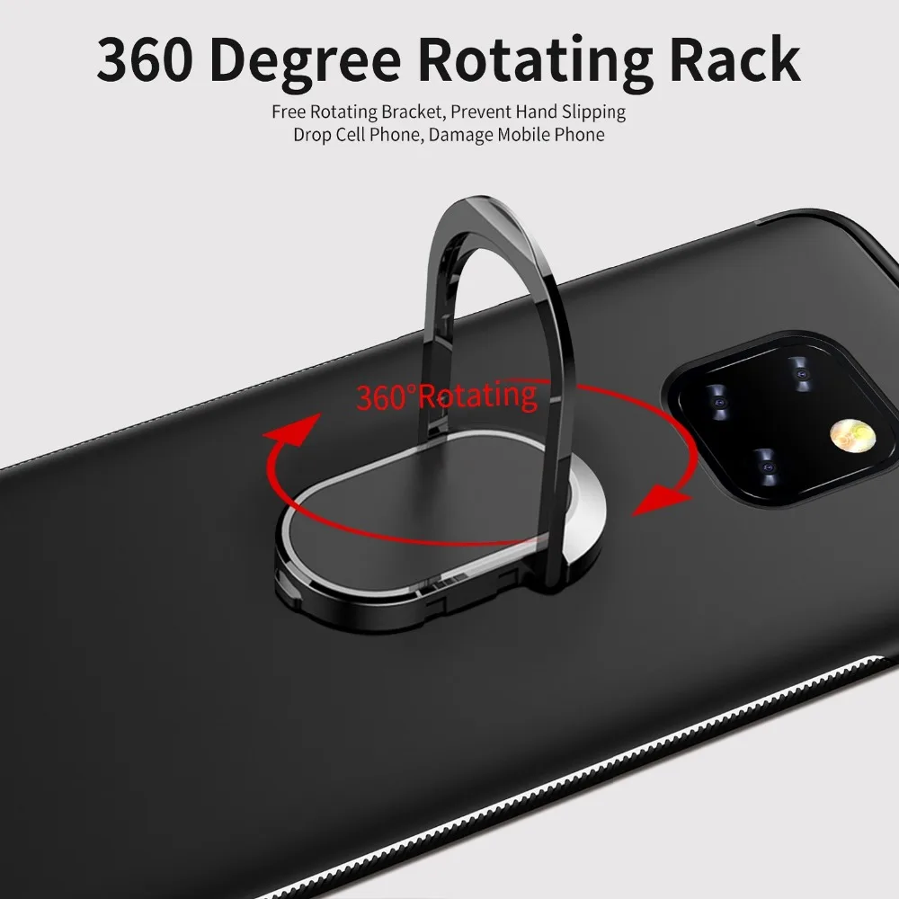 Quakeproof Чехол-держатель для Huawei Mate 20 P20 Lite магнитное автомобильное кольцо мягкая
