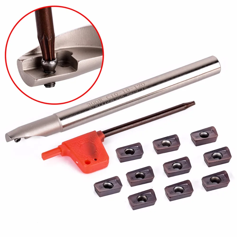 12 шт./компл. BAP 300R C10-10-100 инструмент держатель + APMT1135PDER карбидные вставки + T8 ключ, дюймовый стандарт для CNC фрезерного инструмента
12 шт./компл. BAP 300R C10-10-100 инструмент держатель + APMT1135PDER карбидные вставки + T8 ключ, дюймовый стандарт для CNC фрезерного инструмента