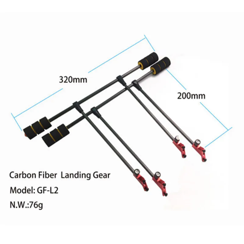 H4 Folding Quadcopter Carbon Fiber Frame & Landing Gear 680 Alien FPV For DIY drone