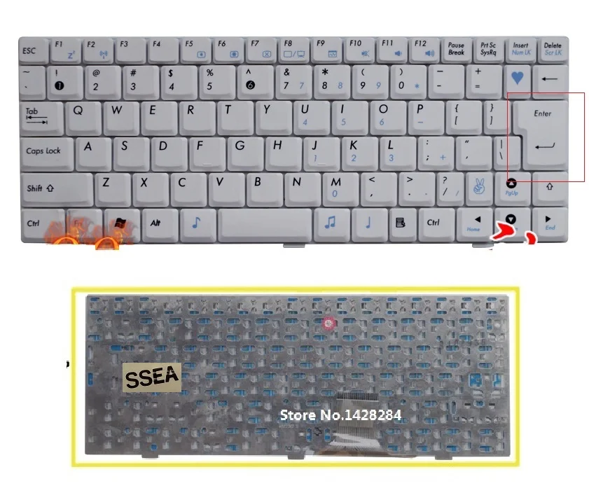 Новая белая клавиатура SSEA для ноутбука ASUS EPC EeePC 1000H 1000HA 1000HD, бесплатная доставка
Новая белая клавиатура SSEA для ноутбука ASUS EPC EeePC 1000H 1000HA 1000HD, бесплатная доставка