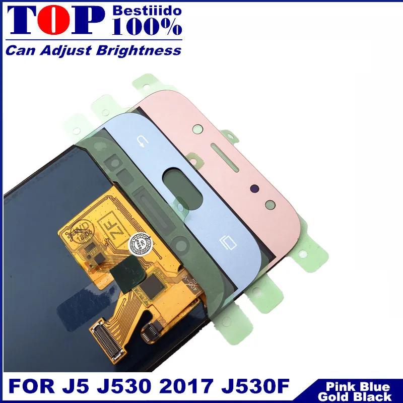 Телефоны ЖК дисплей Замена для Samsung Galaxy J5 2017 j530 SM J530F кодирующий преобразователь