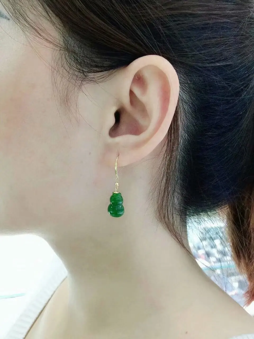 SHILOVEM 18k yellow gold Natural Jasper drop earrings classic fine Jewelry women wedding women wholesale 10*14mm yze101409by
SHILOVEM 18k yellow gold Natural Jasper drop earrings classic fine Jewelry women wedding women wholesale 10*14mm yze101409by