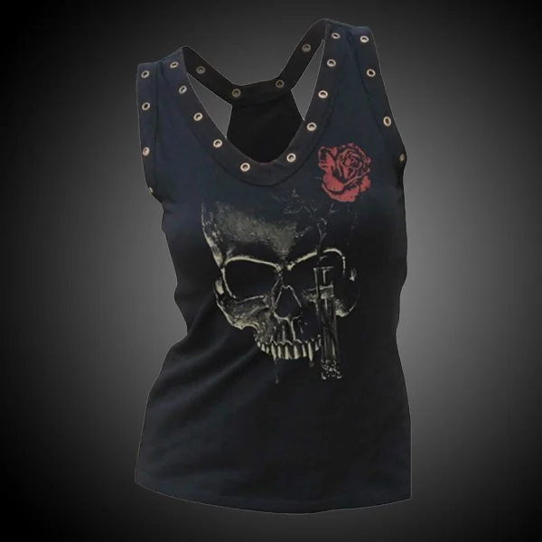 ZOGAA summer vest gothic street casual vest skull print sexy top women streetwear Plus Size XS-5XL festival top womens clothing
ZOGAA summer vest gothic street casual vest skull print sexy top women streetwear Plus Size XS-5XL festival top womens clothing