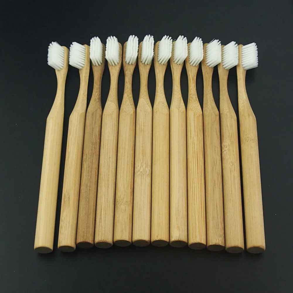 DR.PERFECT 12 Pieces White Brist Head Style Toothbrush Bamboo White Bristle Toothbrush Soft-bristle Bamboo Fibre Wooden Handle
DR.PERFECT 12 Pieces White Brist Head Style Toothbrush Bamboo White Bristle Toothbrush Soft-bristle Bamboo Fibre Wooden Handle