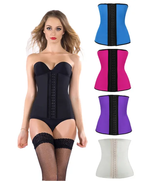2016 Hot Sale 4 Steel Bones Women Fashion Shaper Cincher Waist Trainer Latex Corset Bustier Underbust
2016 Hot Sale 4 Steel Bones Women Fashion Shaper Cincher Waist Trainer Latex Corset Bustier Underbust