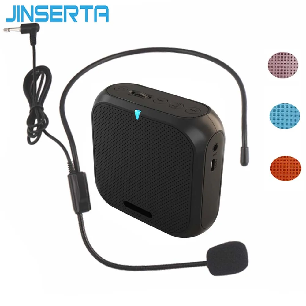 JINSERTA Portable Speaker Amplifier Mini Voice Megaphone Waist Band Clip Support TF Card U Disk for Teacher Tour Guide Promotion
JINSERTA Portable Speaker Amplifier Mini Voice Megaphone Waist Band Clip Support TF Card U Disk for Teacher Tour Guide Promotion