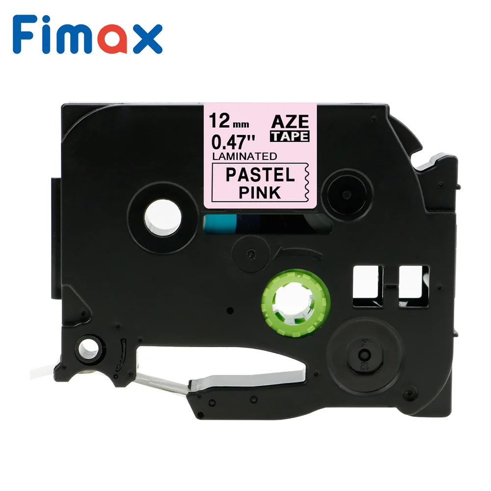 Ламинированные ленты Brother Fimax TZe231 MQF31 1 шт. черно розовые совместимы с моделями для