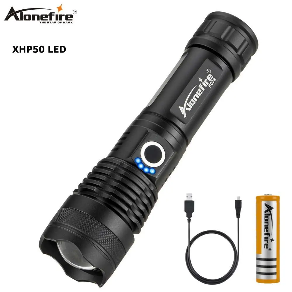 AloneFire H002 XHP50 LED Flashlight Convoy Lens Powerful 26650 Battery Tactical LED Flash Light Rotary Zoom LED Torch
AloneFire H002 XHP50 LED Flashlight Convoy Lens Powerful 26650 Battery Tactical LED Flash Light Rotary Zoom LED Torch