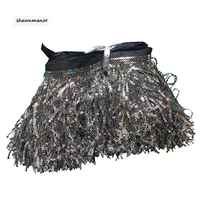 New Arrive 15CM Width Laser Sequined Fringe Trimming Lace For DIY Sewing Latin Dress Costumes 10Yards Per Lot
New Arrive 15CM Width Laser Sequined Fringe Trimming Lace For DIY Sewing Latin Dress Costumes 10Yards Per Lot