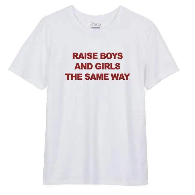 Raise Boys and Girls red Letters Print Women tshirts Cotton Casual Funny T Shirt For Lady Top Tee Hipster White Z-245
Raise Boys and Girls red Letters Print Women tshirts Cotton Casual Funny T Shirt For Lady Top Tee Hipster White Z-245