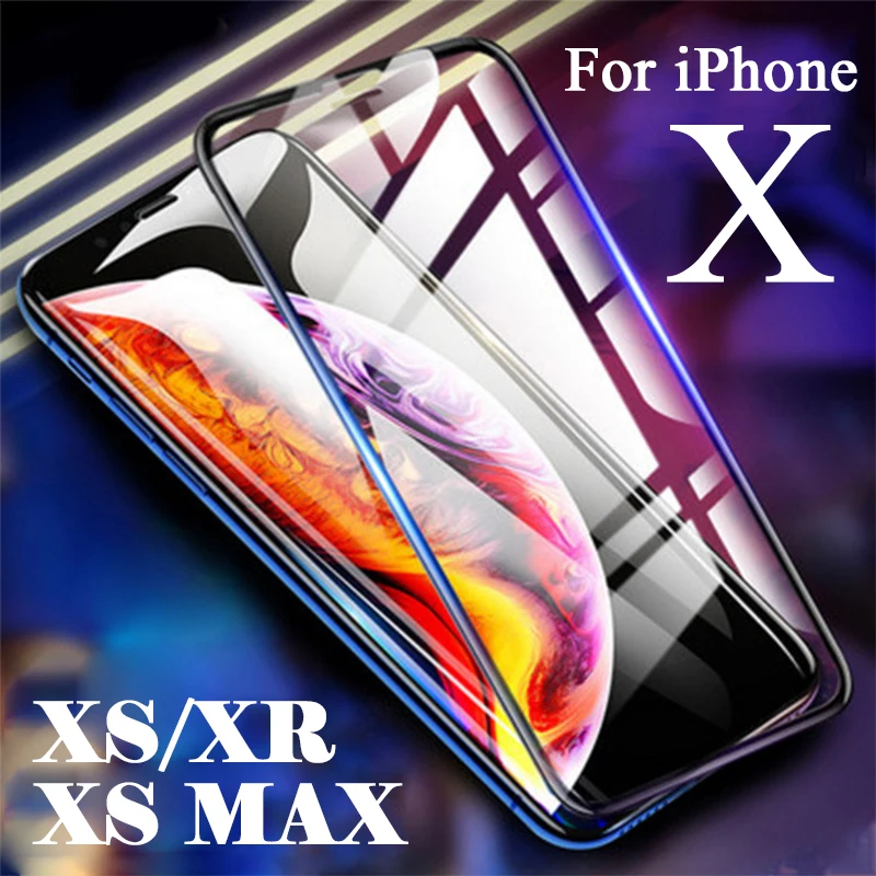 Защитное стекло на iPhone X XR XS MAX XMAX MAS Glas 10 10S XSMAX ipone закаленное tremp ihone защита для