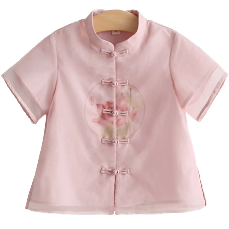Baby Girls Summer Chinese Style Ancient Clothes Floral Vintage Mandarin Collar Tang Suit Clothing Kids Cosplay Hanfu Costume
Baby Girls Summer Chinese Style Ancient Clothes Floral Vintage Mandarin Collar Tang Suit Clothing Kids Cosplay Hanfu Costume