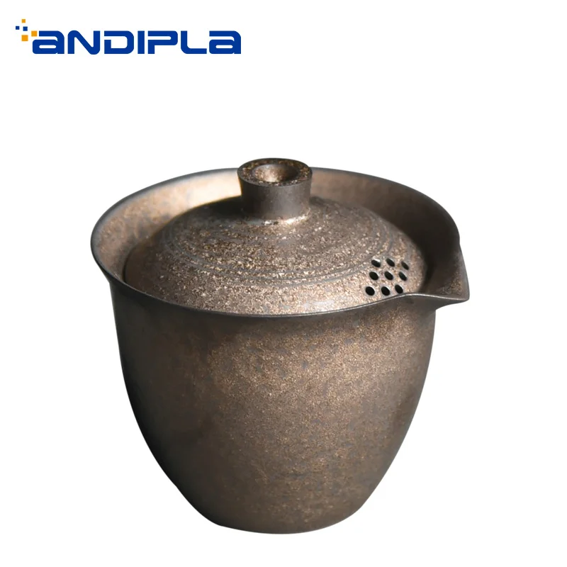 160 Ml Creative Gaiwan Handmade Ceramic Pottery Art Tea Bowl with Lid Kit Hand Gripping Pot Teapot Drinkware Teaware Decor Craft
160 Ml Creative Gaiwan Handmade Ceramic Pottery Art Tea Bowl with Lid Kit Hand Gripping Pot Teapot Drinkware Teaware Decor Craft