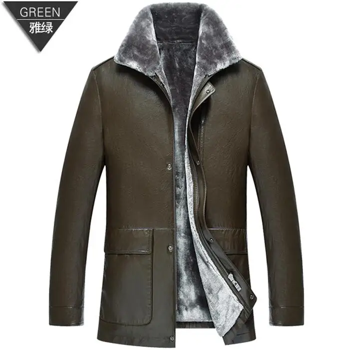 M-3XL Горячая/Зимняя Мужская Новая мода для отдыха плюс бархатная куртка меховая одна Толстая куртка из искусственной кожи с отворотом
M-3XL Горячая/Зимняя Мужская Новая мода для отдыха плюс бархатная куртка меховая одна Толстая куртка из искусственной кожи с отворотом