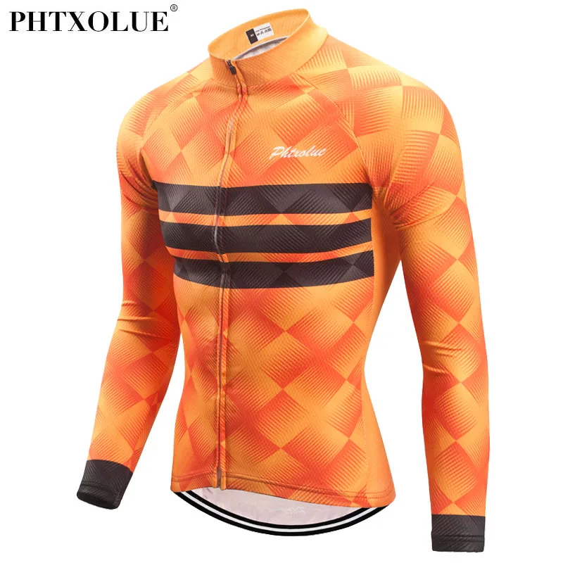Phtxolue Autumn Winter Thermal Long Sleeve Cycling Jersey Men Blue Orange Mtb Bike Bicycle Wear Cycling Clothing
Phtxolue Autumn Winter Thermal Long Sleeve Cycling Jersey Men Blue Orange Mtb Bike Bicycle Wear Cycling Clothing