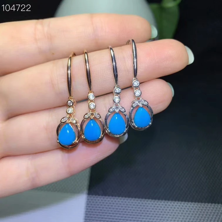 fashion blue turquoise gemstone dangling earring with hook for women jewelry real 925 silver gold plated girlfriend gift
fashion blue turquoise gemstone dangling earring with hook for women jewelry real 925 silver gold plated girlfriend gift