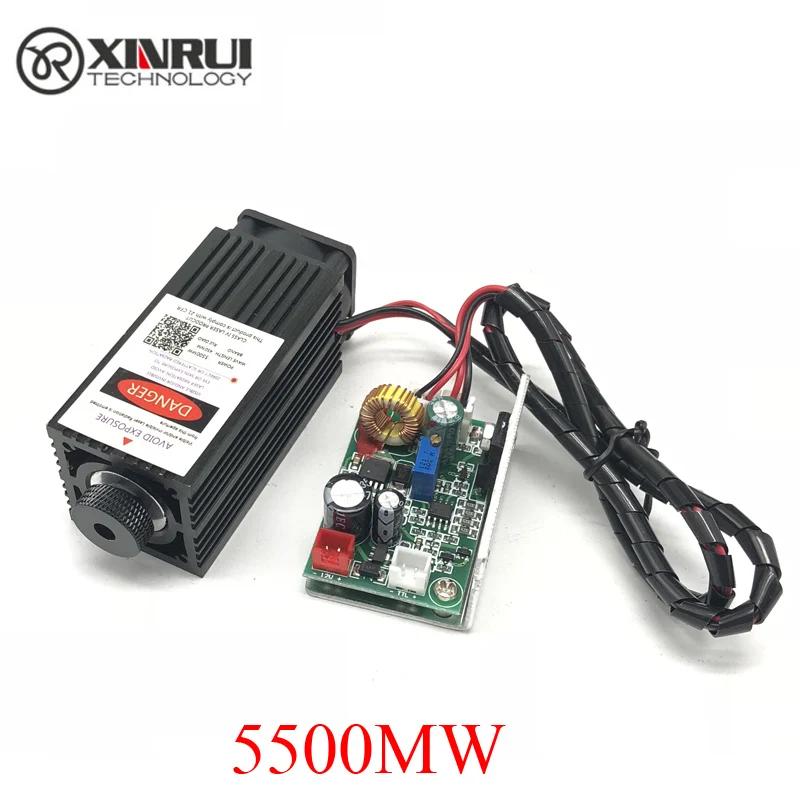 5.5w High Power 445NM Focusing Blue Laser Module Laser Engraving And Cutting TTL Module 5500mw Laser Tube+Goggles
5.5w High Power 445NM Focusing Blue Laser Module Laser Engraving And Cutting TTL Module 5500mw Laser Tube+Goggles