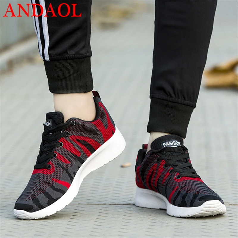 ANDAOL Men's Casual Shoes Top Quality Mesh Breathable Camouflage Light Outdoor Sneakers Luxury Non-Slip Campus Walking Trainers
ANDAOL Men's Casual Shoes Top Quality Mesh Breathable Camouflage Light Outdoor Sneakers Luxury Non-Slip Campus Walking Trainers