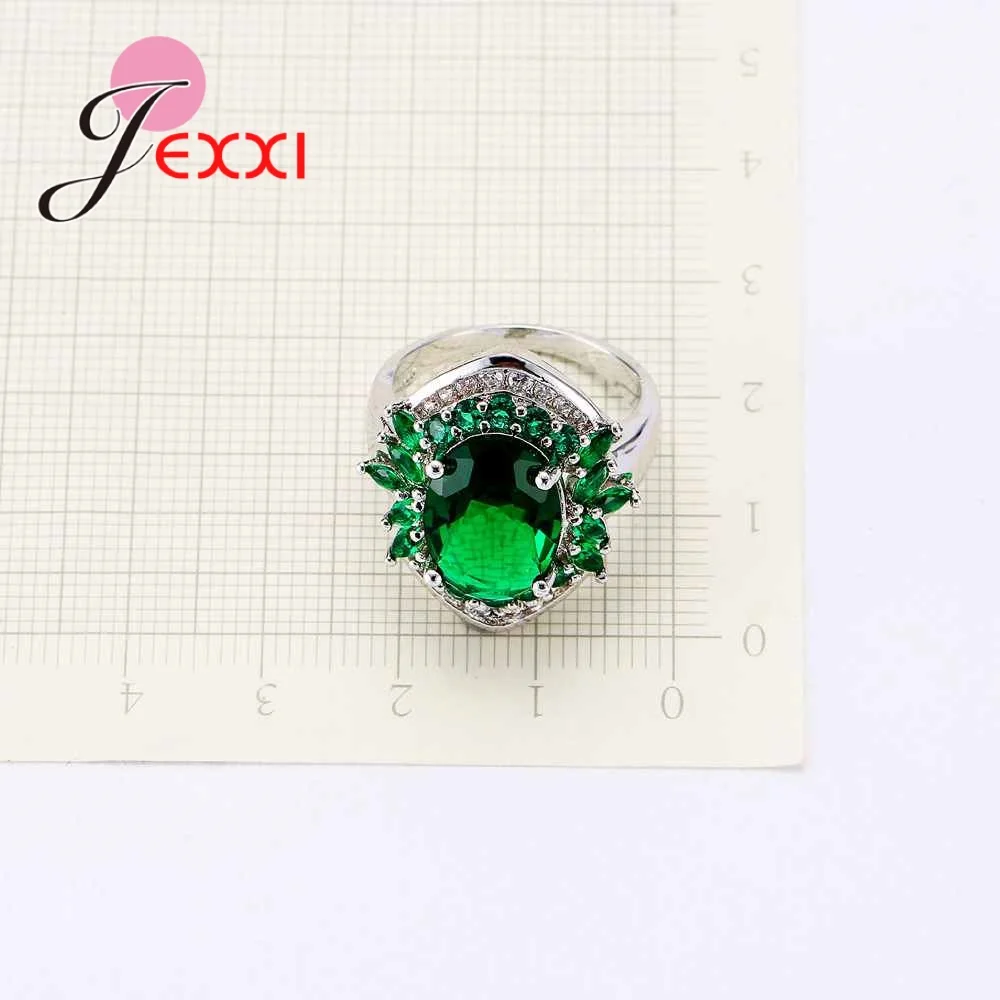 Women Band Style 925 Sterling Silver Party Rings With Green Austrian Crystal Fashion Bridal Wedding Ring For Brides Bijoux
Women Band Style 925 Sterling Silver Party Rings With Green Austrian Crystal Fashion Bridal Wedding Ring For Brides Bijoux