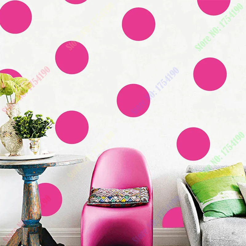 Polka Dots vinyl Decal, diy Pink circles Wall Art, colored patterned Stickers for home decor wallpaper
Polka Dots vinyl Decal, diy Pink circles Wall Art, colored patterned Stickers for home decor wallpaper