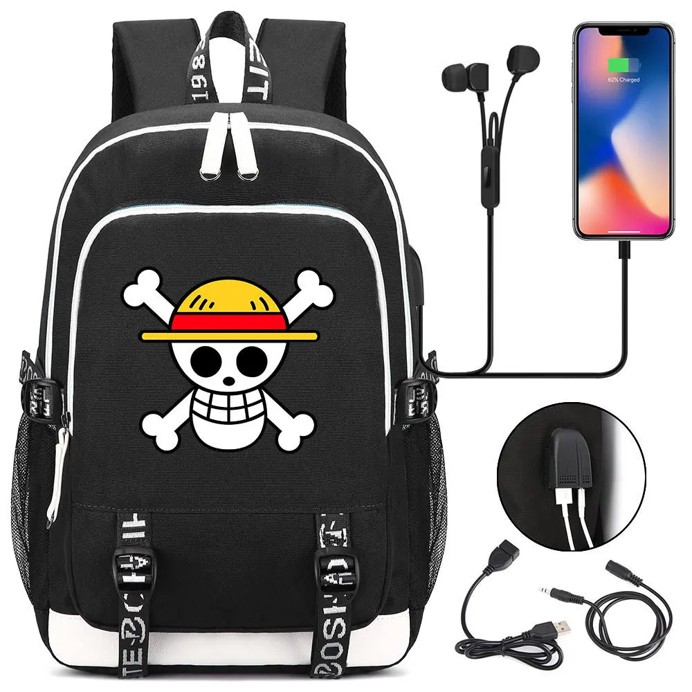 Anime One Piece USB Backpack Laptop Bags Cosplay Luyyf Chopper Cartoon Kids Teens Shoulder Travel Bags Student School Bag
Anime One Piece USB Backpack Laptop Bags Cosplay Luyyf Chopper Cartoon Kids Teens Shoulder Travel Bags Student School Bag
