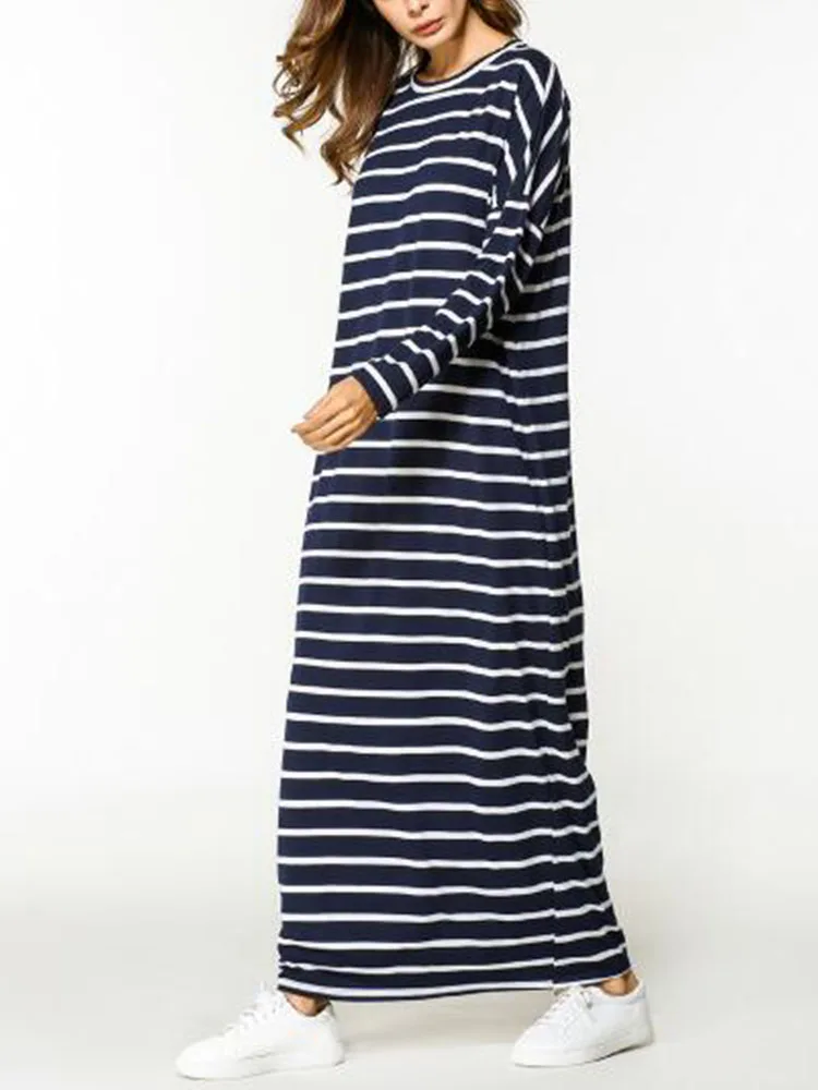 2019 new style Middle eastern muslim dress striped bat-sleeve patchwork long dresses and causal long gowns
2019 new style Middle eastern muslim dress striped bat-sleeve patchwork long dresses and causal long gowns