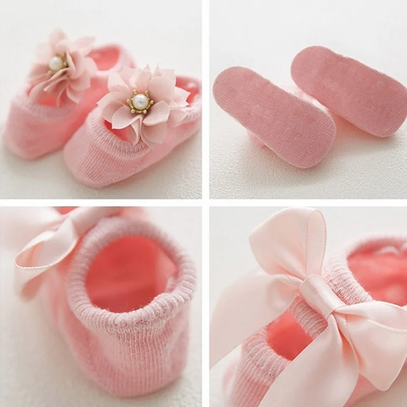 3 Pairs Baby Girl Lace Bowknot Socks Anti-slip Floor Socks Sweet Infant Sock BM88
3 Pairs Baby Girl Lace Bowknot Socks Anti-slip Floor Socks Sweet Infant Sock BM88