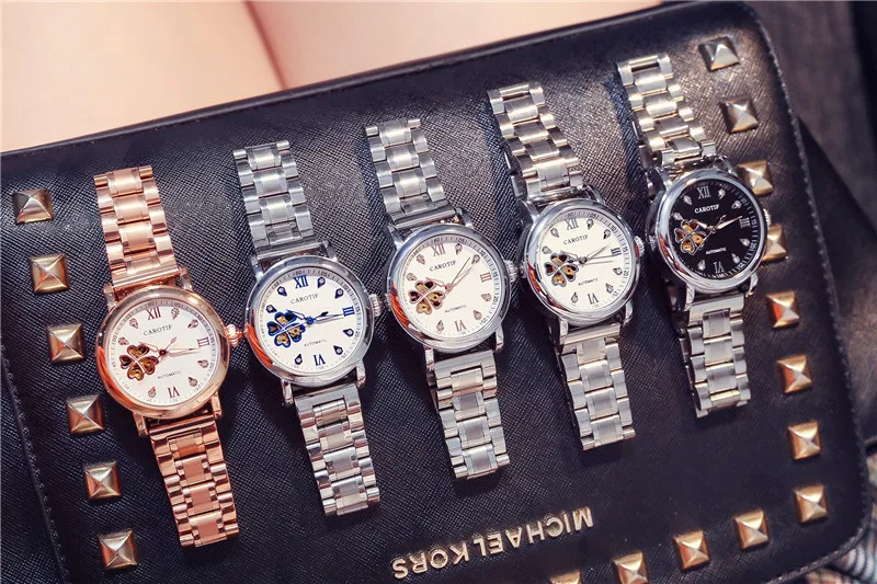 Fashion Flower Design Mechanical Women Watches Montre Femme Stainless Steel Ladies Waches Casual Female Clock Reloj Mujer
Fashion Flower Design Mechanical Women Watches Montre Femme Stainless Steel Ladies Waches Casual Female Clock Reloj Mujer