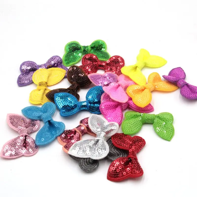 700pcs/lot Glitter Hair Flower Without Cips Sequin Bows Knot Appliqued Girls' Hair Accessories Sequin Hair Bows
700pcs/lot Glitter Hair Flower Without Cips Sequin Bows Knot Appliqued Girls' Hair Accessories Sequin Hair Bows