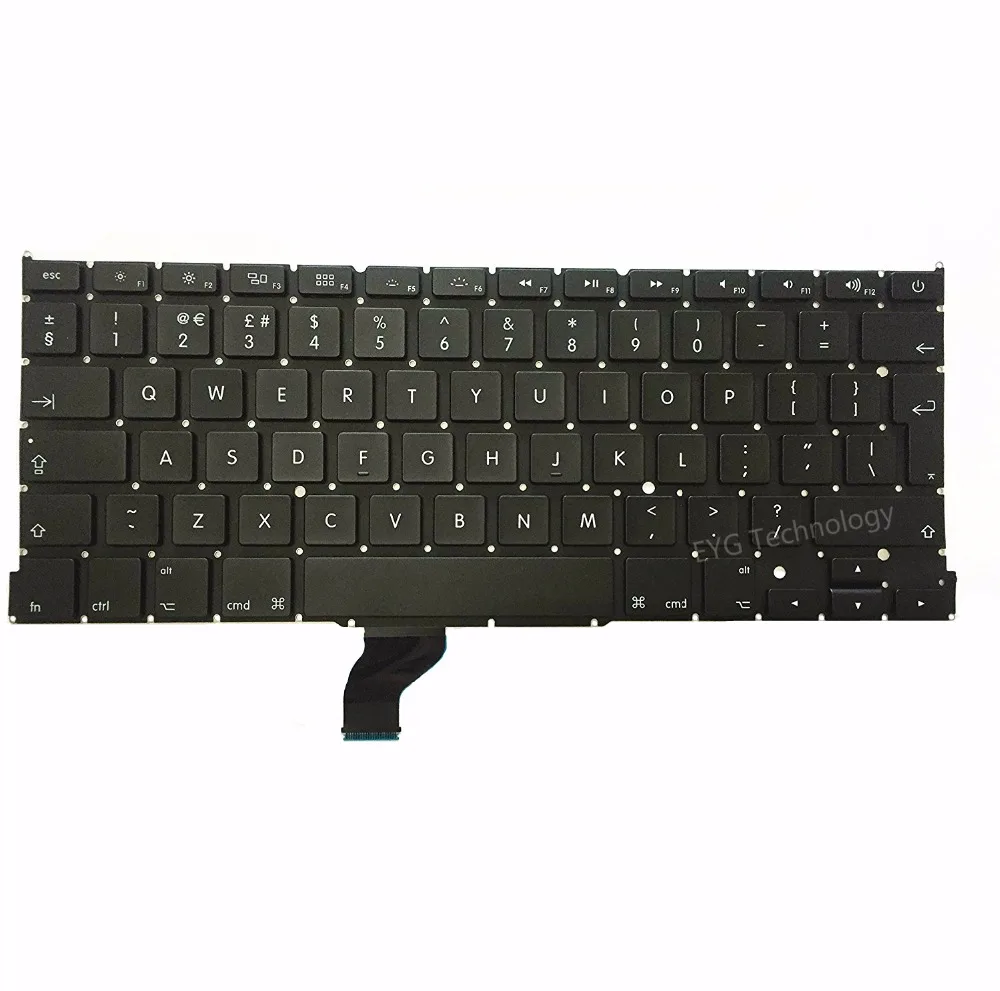 Новая английская клавиатура для Macbook Pro Retina 13 "A1502 2013 2014 2015 Замена
Новая английская клавиатура для Macbook Pro Retina 13 "A1502 2013 2014 2015 Замена