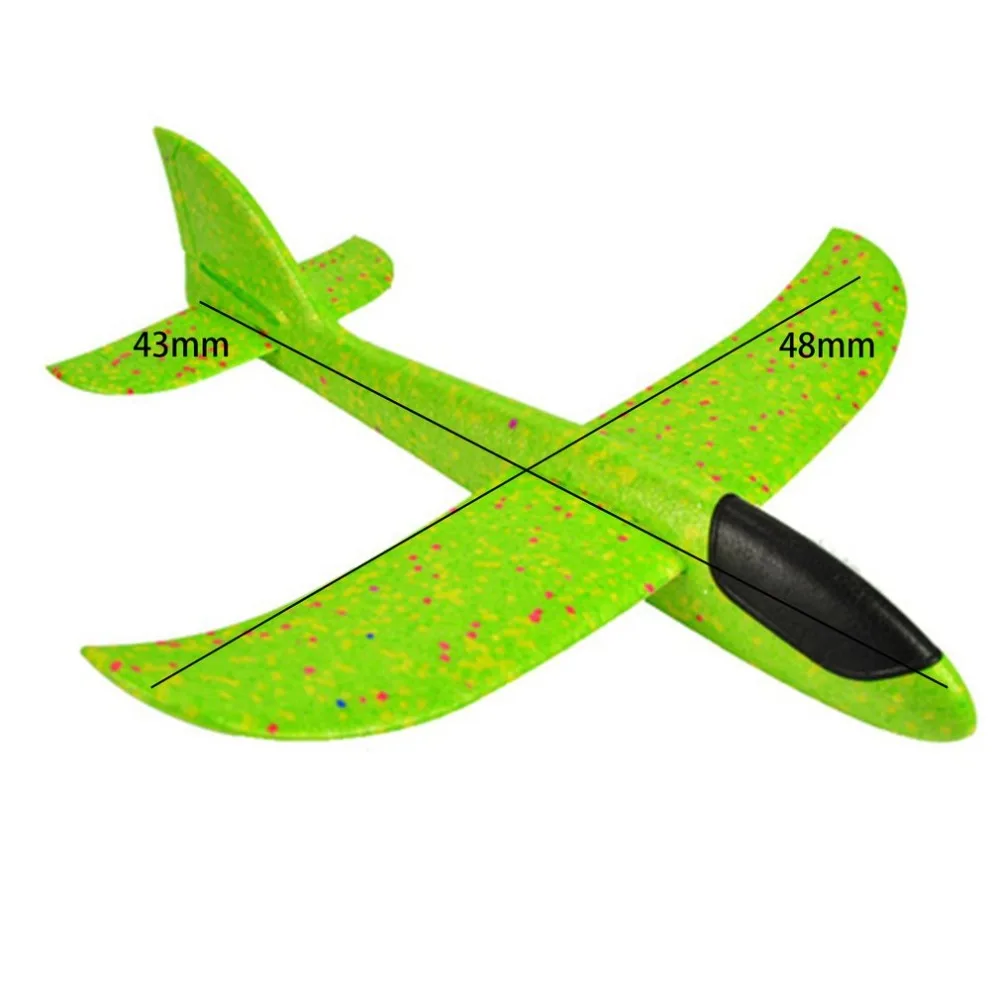 48cm Big Hand Throw Airplane Flying Foam Glider Plane Inertia Aircraft Toy Hand Launch Mini Airplane Outdoor Toys for Children
48cm Big Hand Throw Airplane Flying Foam Glider Plane Inertia Aircraft Toy Hand Launch Mini Airplane Outdoor Toys for Children