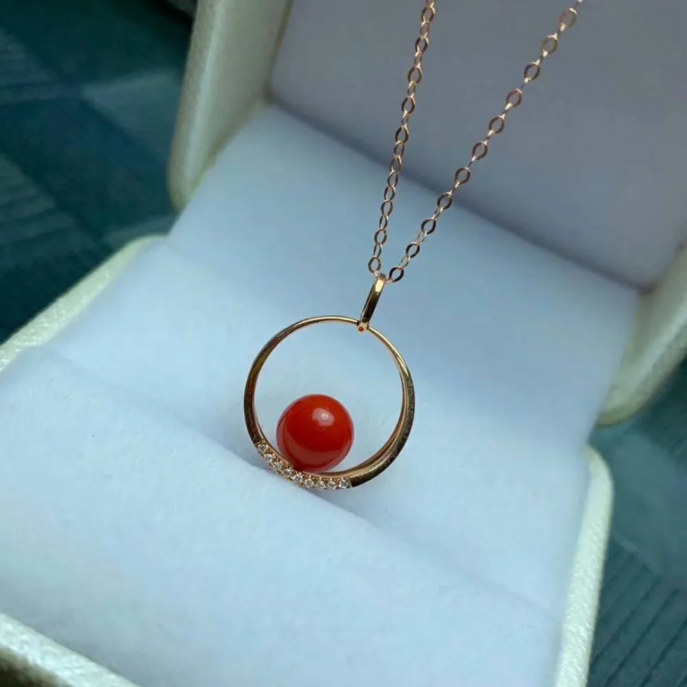 shilovem 18k yellow Natural red coral pendants fine Jewelry women trendy new gift mymz6-6.5sh
shilovem 18k yellow Natural red coral pendants fine Jewelry women trendy new gift mymz6-6.5sh