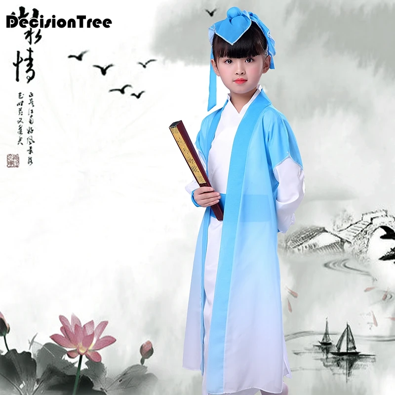 Traditional Chinese Dance Costumes For Girls Boys Ancient Opera Tang Dynasty Han Ming Hanfu Dress Performance Clothes Folk Dance
Traditional Chinese Dance Costumes For Girls Boys Ancient Opera Tang Dynasty Han Ming Hanfu Dress Performance Clothes Folk Dance