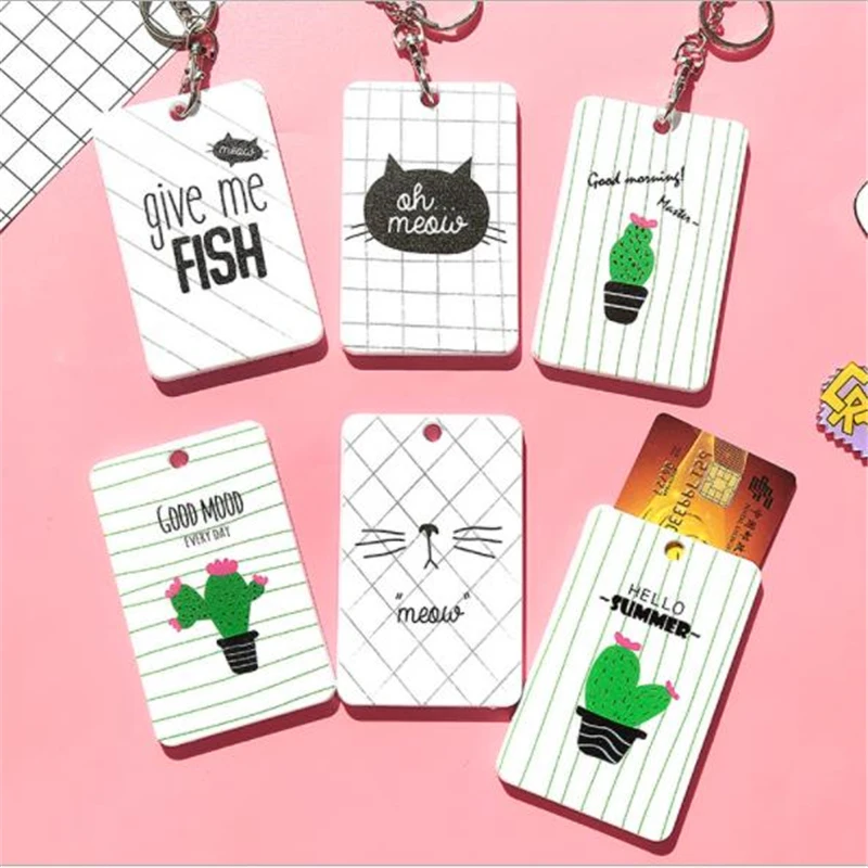 Cute Cartoon Cactus Cat Bus Office ID Credit Card Badge Holder Protector Cover Case Keychain Travel Accessories Luggage Tags
Cute Cartoon Cactus Cat Bus Office ID Credit Card Badge Holder Protector Cover Case Keychain Travel Accessories Luggage Tags