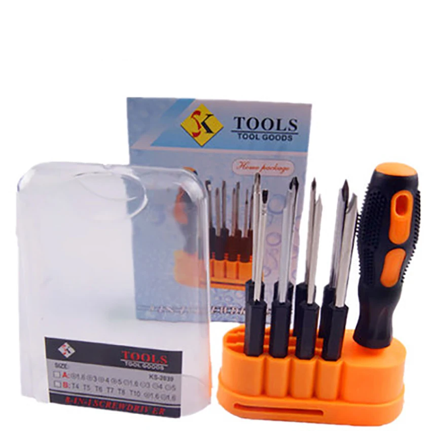 1 Set Combination Slotted/Phillips Screwdrivers 8 in 1 Multi-function Ratchet Screwdriver for Computer Repair/Disassemble Tools
1 Set Combination Slotted/Phillips Screwdrivers 8 in 1 Multi-function Ratchet Screwdriver for Computer Repair/Disassemble Tools
