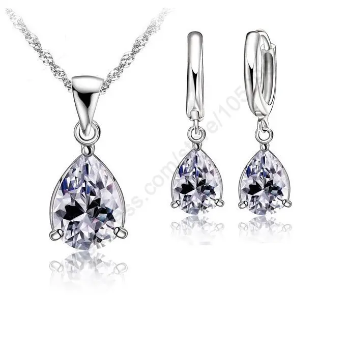 Fine Fashion Jewelry Set CZ Necklace+EarringsJewelry Set 18 inch 925 Sterling Silver Necklace Chains ping
Fine Fashion Jewelry Set CZ Necklace+EarringsJewelry Set 18 inch 925 Sterling Silver Necklace Chains ping