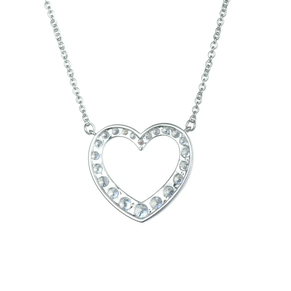 KIVN Fashion Jewelry CZ Cubic Zirconia Heart Women Girls Wedding Bridal Pendant Necklaces Christmas Promotion Birthday Gifts
KIVN Fashion Jewelry CZ Cubic Zirconia Heart Women Girls Wedding Bridal Pendant Necklaces Christmas Promotion Birthday Gifts