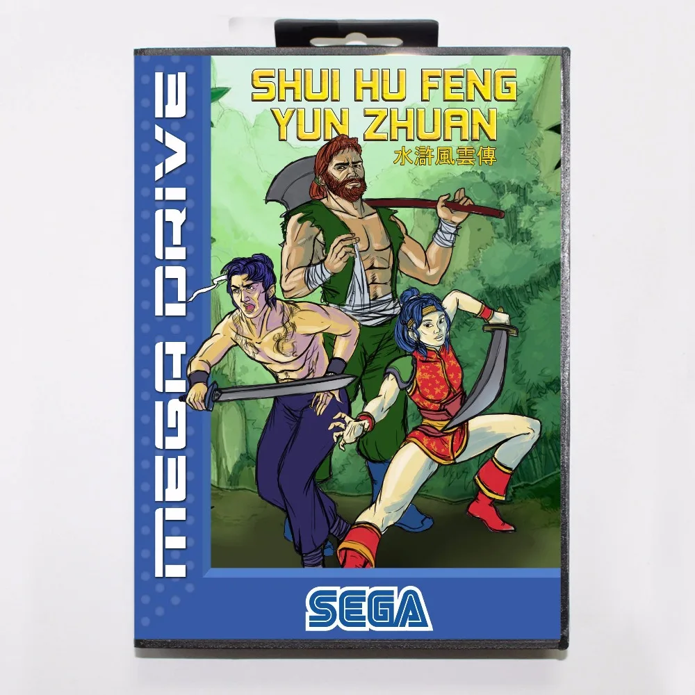 Shui Hu Feng Yun Zhuan 16 bit MD Game Card With Retail Box For Sega Megadrive/Genesis
Shui Hu Feng Yun Zhuan 16 bit MD Game Card With Retail Box For Sega Megadrive/Genesis