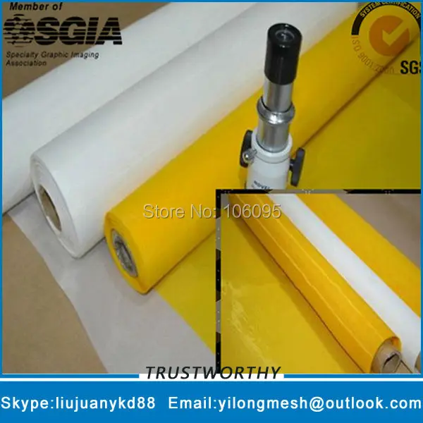 48T/120Mesh-71um 165cm 25meters White Monofilament Screen Printing Mesh Screen Printing Silk Screening
48T/120Mesh-71um 165cm 25meters White Monofilament Screen Printing Mesh Screen Printing Silk Screening
