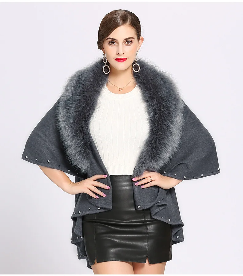 Women's winter new fashion luxury large lapel shawl cloak knitted cashmere shawl Pashmina fur sweater coat novelty party poncho
Women's winter new fashion luxury large lapel shawl cloak knitted cashmere shawl Pashmina fur sweater coat novelty party poncho