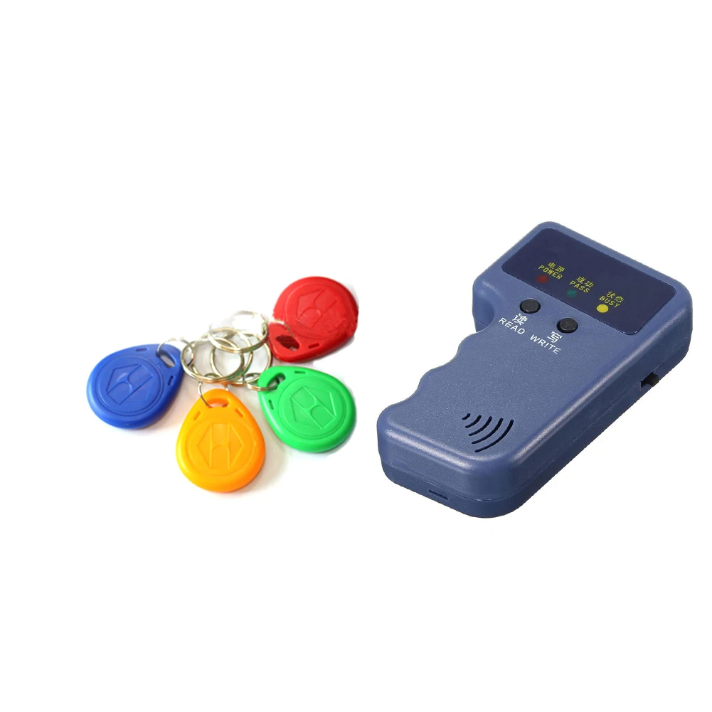 Ручной 125 кГц Дубликатор RFID Писатель rfid дубликатор EM ID копир + 5 шт. EM4305/T5577/CET5200