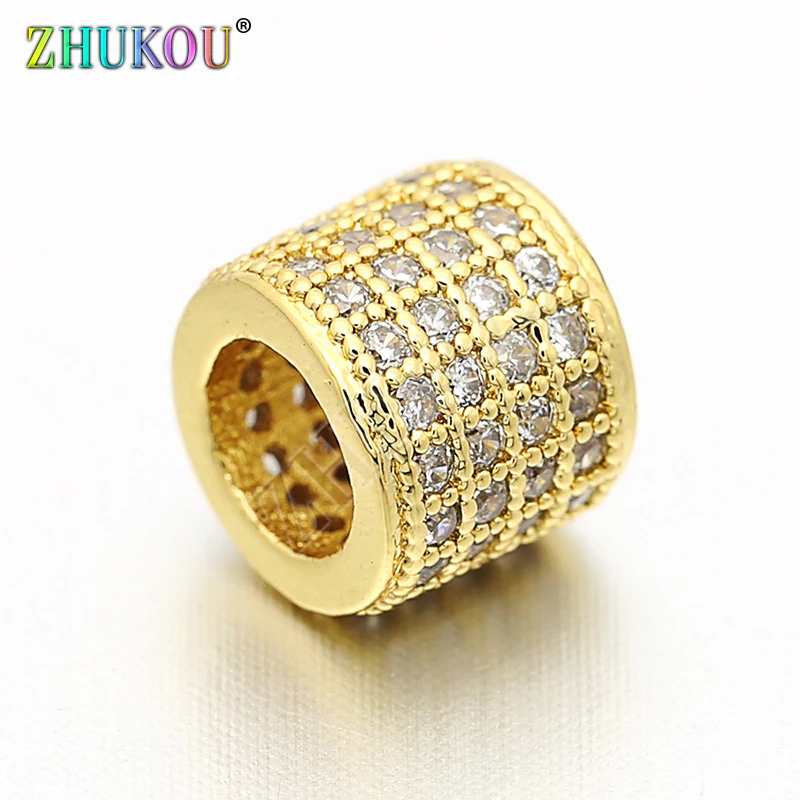7mm Brass Cubic Zirconia Round Spacer Beads DIY Jewelry Findings Accessories, Hole: 4mm, Model: VZ62
7mm Brass Cubic Zirconia Round Spacer Beads DIY Jewelry Findings Accessories, Hole: 4mm, Model: VZ62