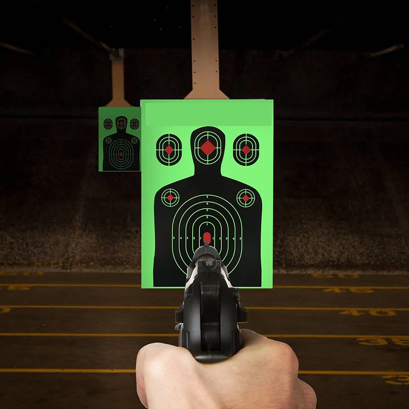 Shooting Targets 12x18 inch Silhouette Splatter Reactive Paper Targets Fluorescent Green Upon Impact Gun Rifle Pistol Airsoft
Shooting Targets 12x18 inch Silhouette Splatter Reactive Paper Targets Fluorescent Green Upon Impact Gun Rifle Pistol Airsoft