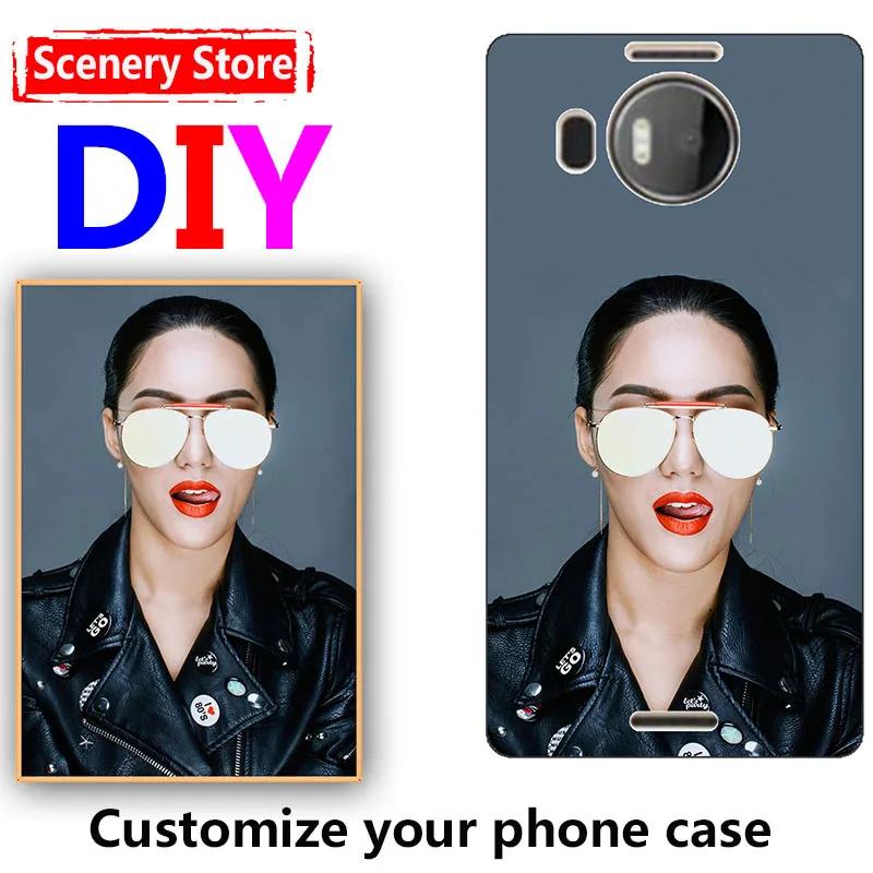 Индивидуальные DIY фото логотип имя Фото чехол для Nokia Microsoft Lumia 950XL 950 XL Dual Sim 5 7