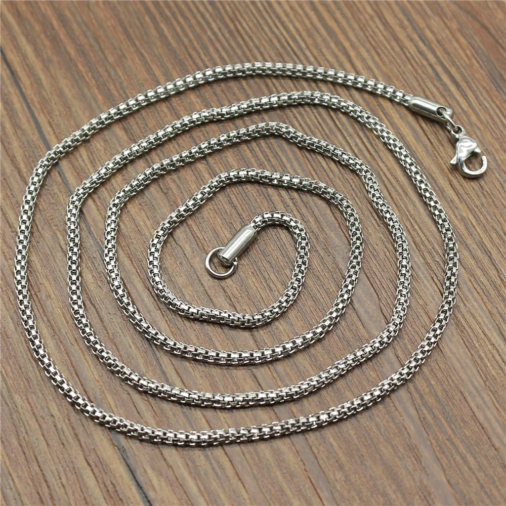 2pcs 63cm 2mm Stainless Steel Material Necklace Chain With Lobster Clasp Necklace Chain Jewelry Accessories DIY Jewelry Making
2pcs 63cm 2mm Stainless Steel Material Necklace Chain With Lobster Clasp Necklace Chain Jewelry Accessories DIY Jewelry Making